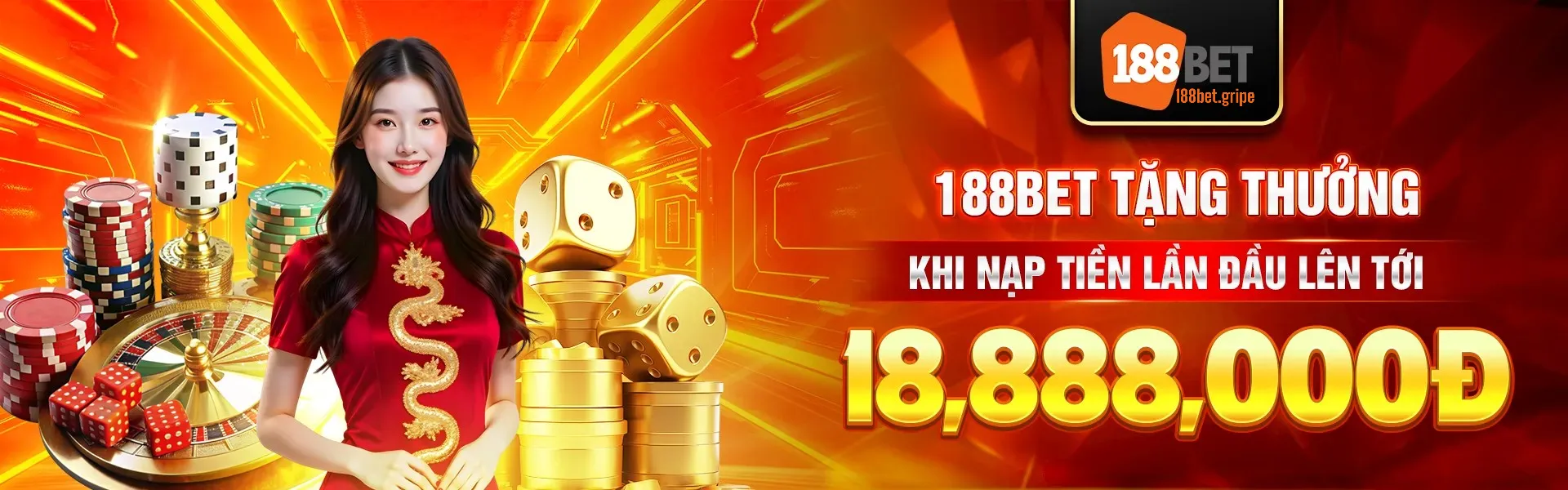 188BET thưởng 18 triệu nạp đầu nhân dịp kết hợp cùng OK9