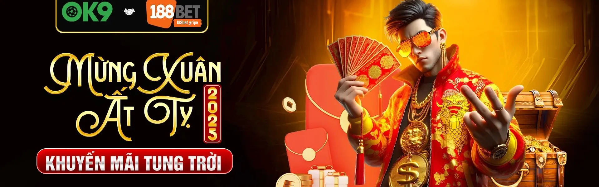 OK9 chính thức kết hợp cùng 188BET mừng Xuân Ất Tỵ